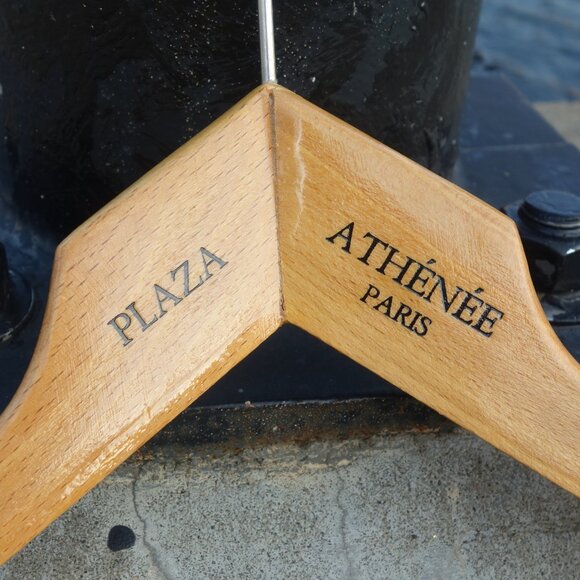 Plaza Athenee Paris Wood Hanger - Picture 3 of 8